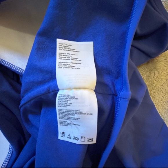 NWT Speedo blue one piece swim ties Size 18 - Picture 7 of 9